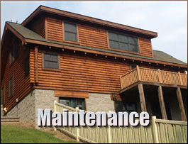 Wakefield, Virginia Log Home Maintenance